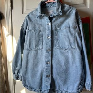 🍁WOMENS LONG FITTED JEAN JACKET🍁